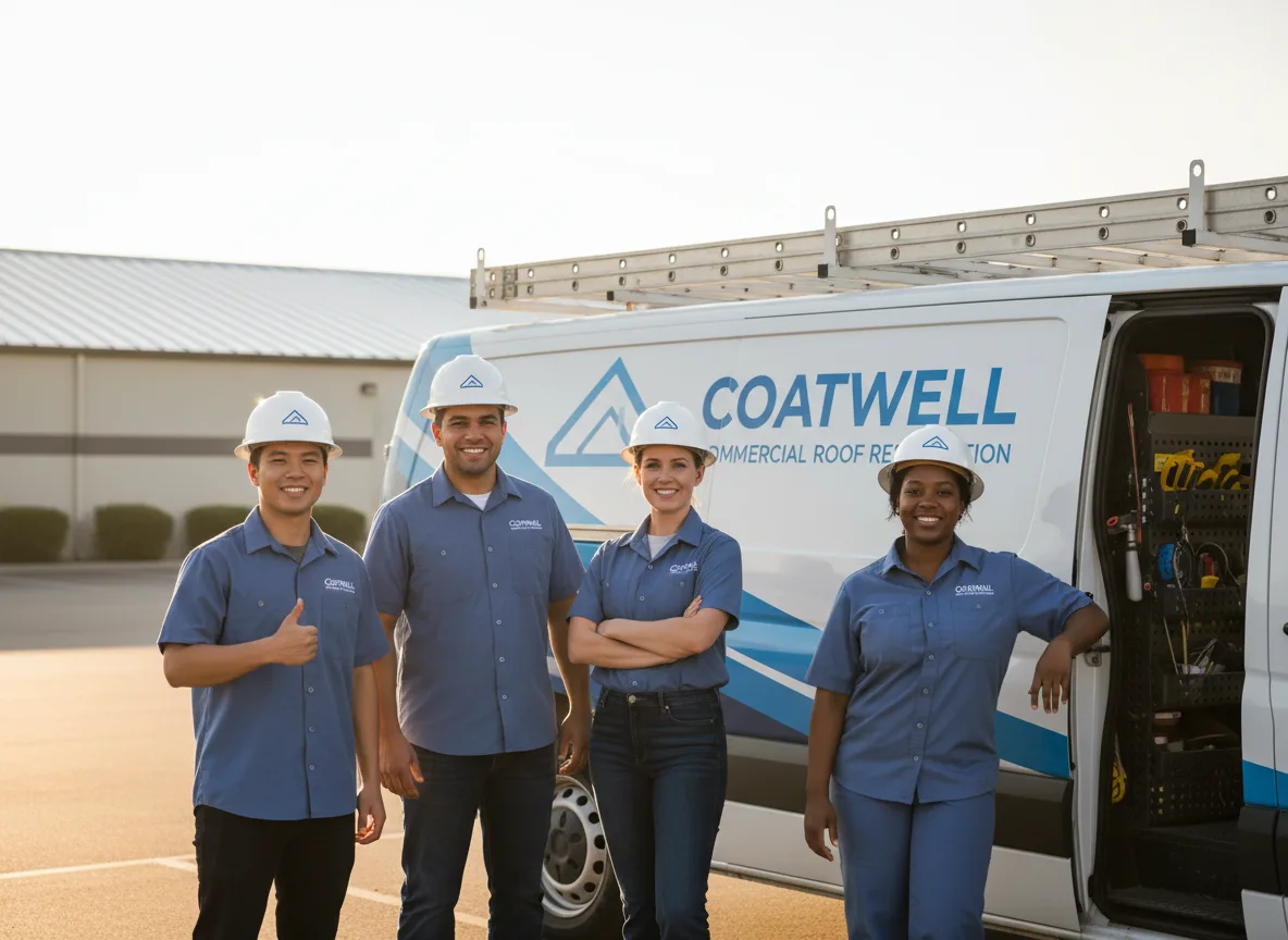 Commercial roof coating company in Healy, KS